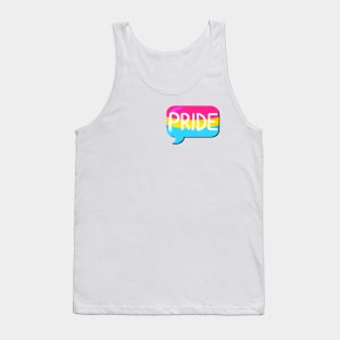 LGBTQ+ Pride Flag Bubble - Pansexual Tank Top